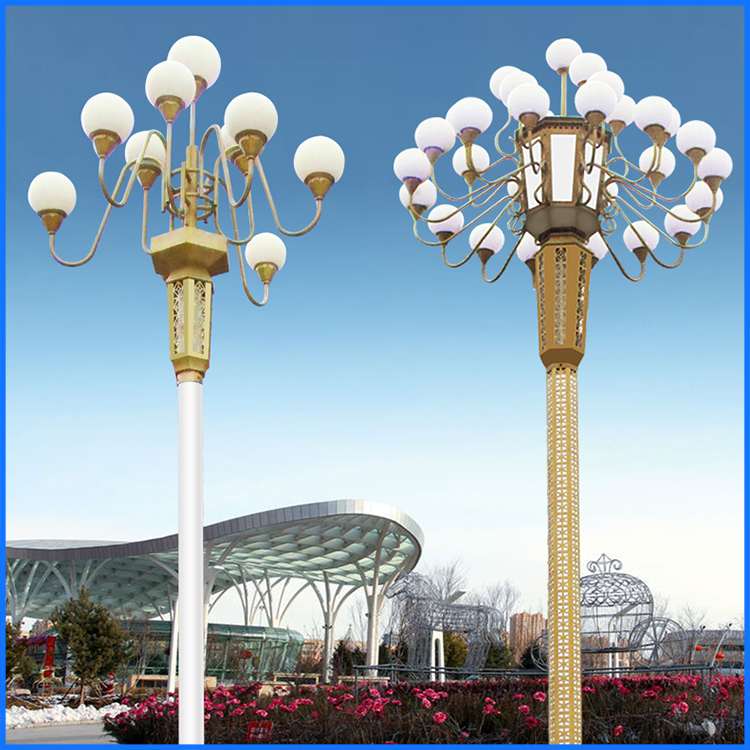 12米led中華燈工程景觀照明